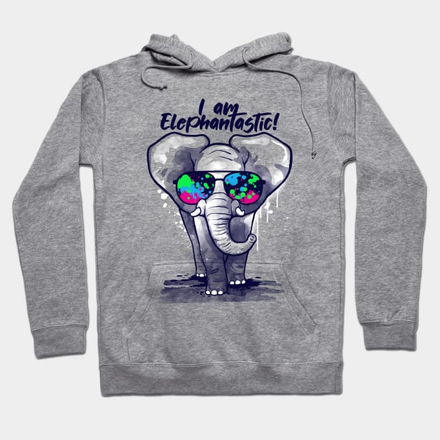 I am elephantastic Hoodie by NemiMakeit